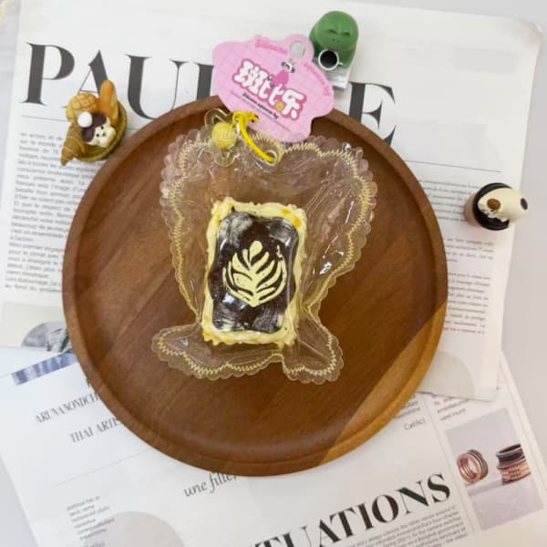 Heart Pattern Square Bread