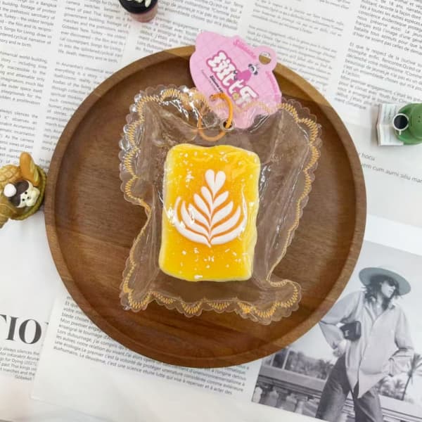 Latte Art Cream Bread